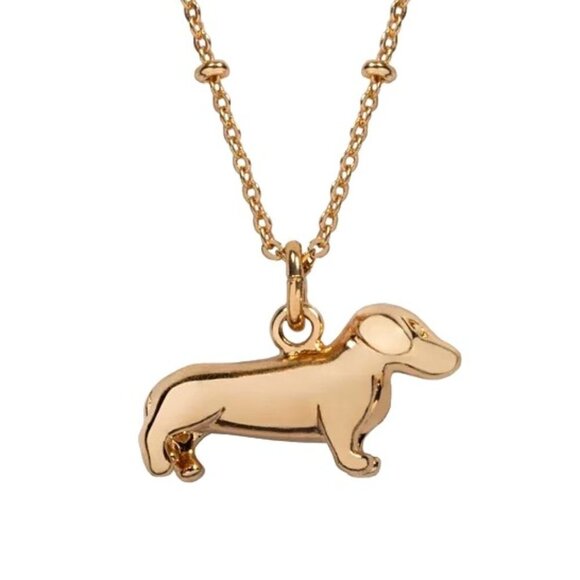 LC Lauren Conrad Jewelry - LC Lauren Conrad Dachshund Pendant Gold Necklace